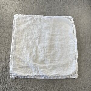 Quince Linen Euro Pillow Sham (1) White
